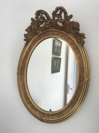 Miroir doré 
