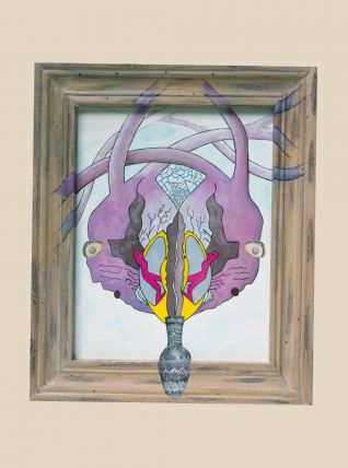 Peinture, dessin, technique mixte Travail sur la maternité .