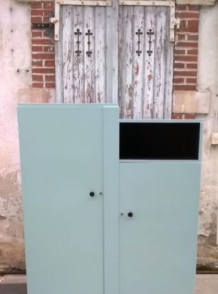 Armoire penderie année 50 de style art déco