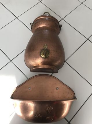 Fontaine à eau murale en cuivre