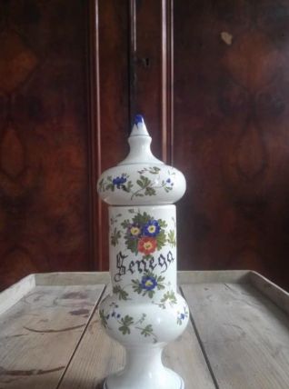 Ancien pot d'apothicaire en céramique 