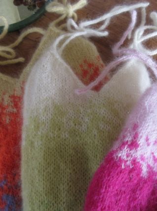 Pulls, Tops en Mohair et soie