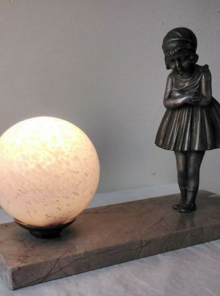 Lampe chevet Art déco Chiparus