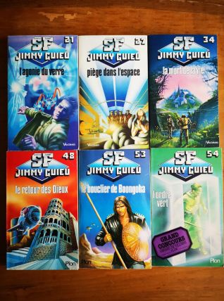 LOT DE 14 LIVRES -JIMMY GUIEU - EDITION PLON &amp; VAUGIRARD
