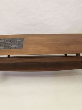 Table basse et teck danois 1970 style Arne Hovmand Olsen.
