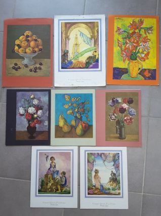 Lot 8 menus paquebot France 