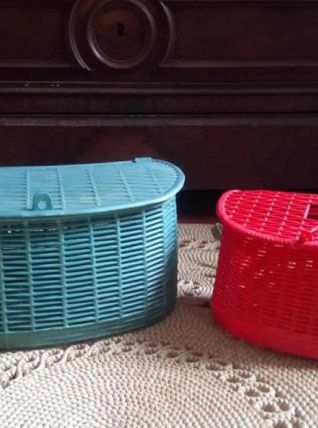 Deux paniers de pêche  en plastique - Syla 