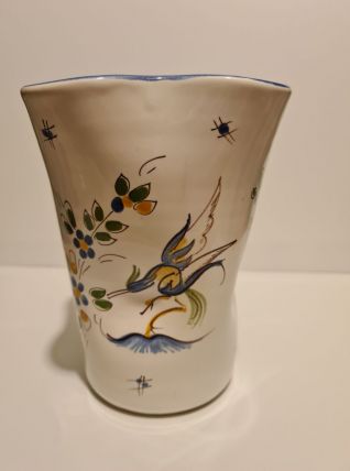 Vase décor Moustier