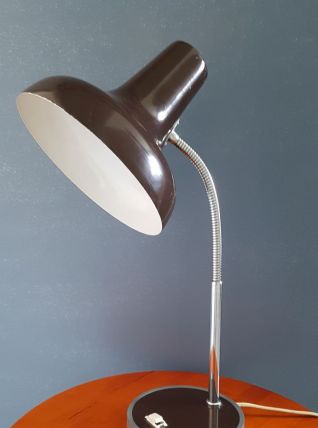 Lampe marron vintage