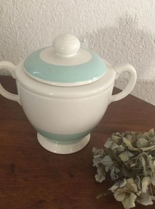 Sucrier mint K &amp; G Luneville.