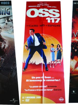 Lot de 470 affiches de films  format pantalon pour Vidéoclub