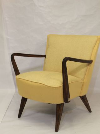 Fauteuil vintage année 50 restauré.