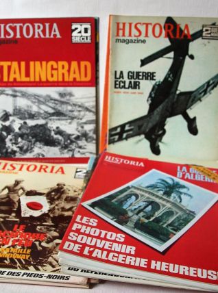 Lot 31 Historia magazine surtout guerre d'Algérie.