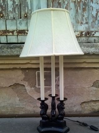 Grande lampe année 80 vintage