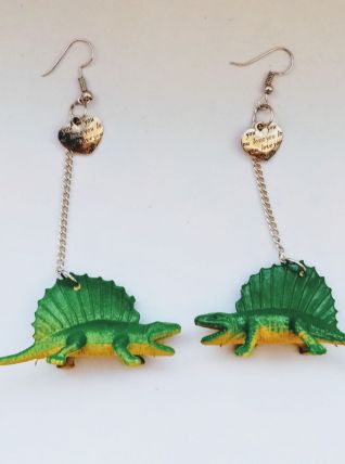 Boucles d’oreilles dinosaure, boucles d’oreilles Spinosaurus