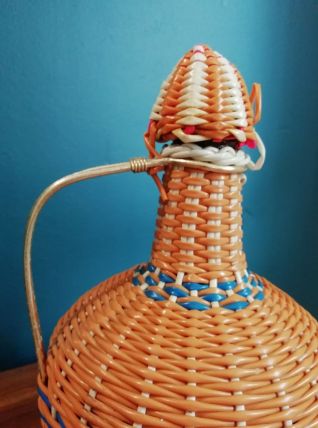 Dame jeanne en scoubidou années 60