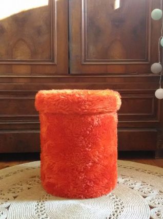 Pouf moumoute - Années 70