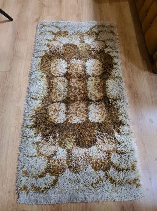 tapis vintage desso  tipique  style pop, hippy, 1970    , 13