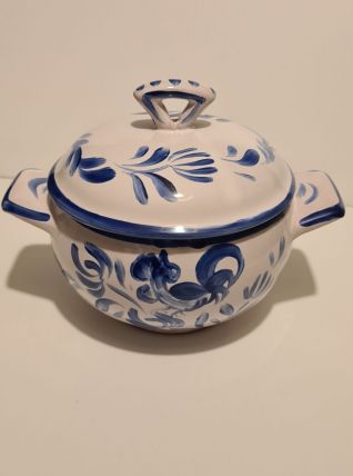 Bonbonnière en faïence d'art d'Angoulême Le Renoleau