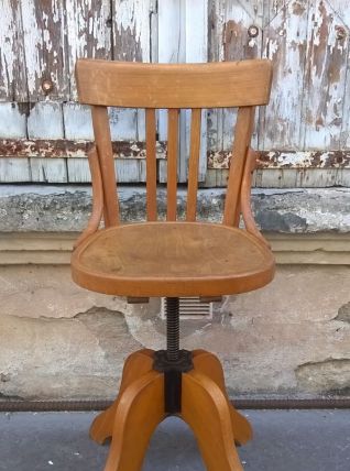 Chaise tournante estampillé baumann