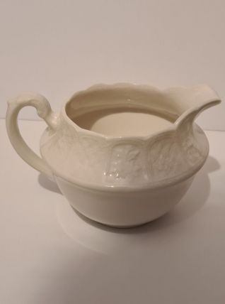 Pot à lait Porcelaine blanche Anglaise Royale Cauldron