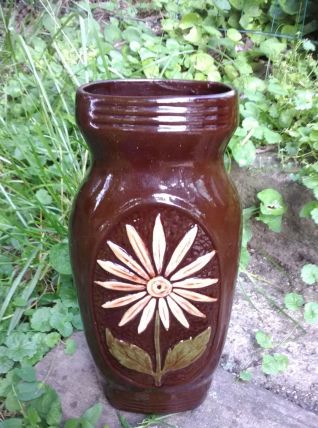 Grand vase en céramique - Années 60 