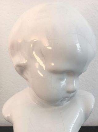 „Buste d’enfant“ par Angelo Minghetti, Italie XIXè 