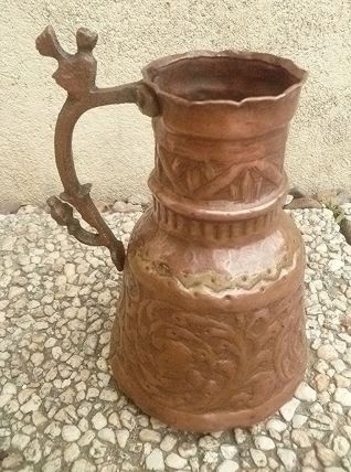 vase , cruche  en cuivre, vintage