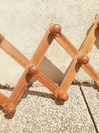 patere murale accordeon  en bois , vintage