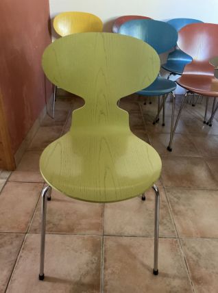 Chaises Fourmi par Arne Jacobsen pour Fritz Hantsen 2003