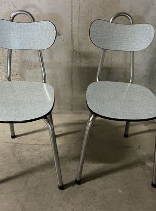 Chaises en formica années 50