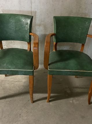 Fauteuils bridge années 50