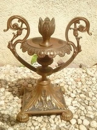 bougeoir  4 pieds , vintage