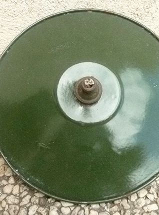 suspension en tole emaillée, vintage