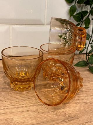 Set de 4 verres vintage