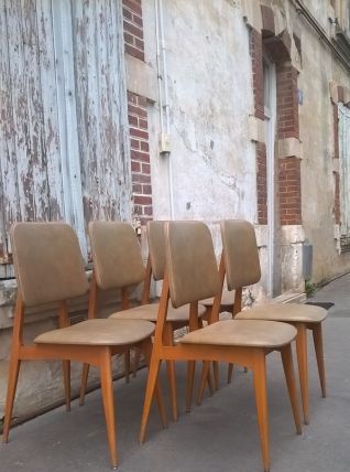 5 chaises style scandinave