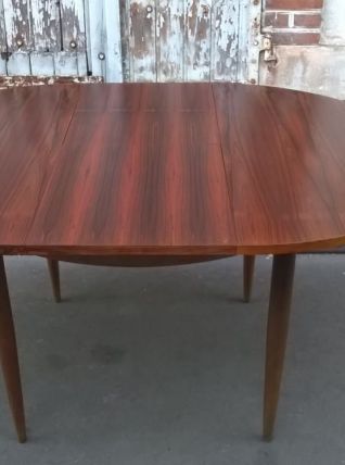 table extensible en palissandre des année 60