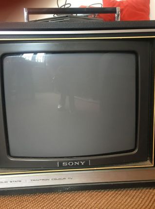 1er Moniteur TV couleur vintage Sony Collector 1971