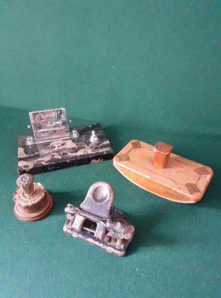 Ensemble d'accessoires de bureau vintage