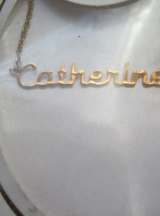 collier prénom  CATHERINE