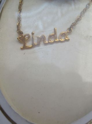 collier prénom LINDA 