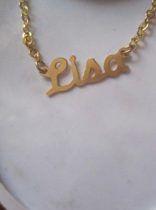 collier prénom LISA