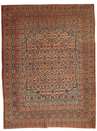 Tapis ancien Persan Tabriz Hajalili fait main, 1B109