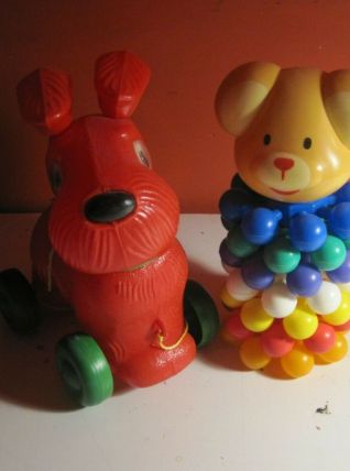 2  Jouets anciens vintage -   