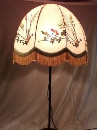 Lampe boule Herbier vintage