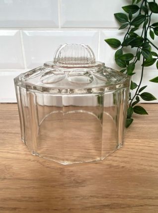 Cloche en verre art déco