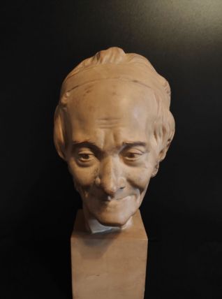 buste de Voltaire en plâtre