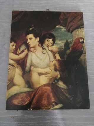 Petit cadre '' La mère et ses trois enfants 