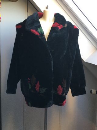 Manteau oversize fausse fourrure vintage - TBE