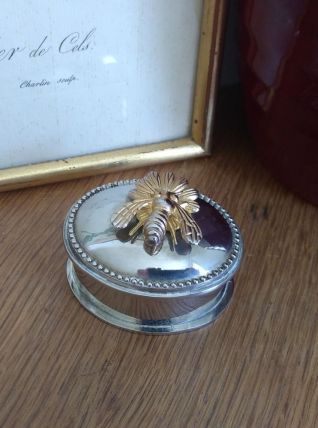 Boite en métal abeille Vintage